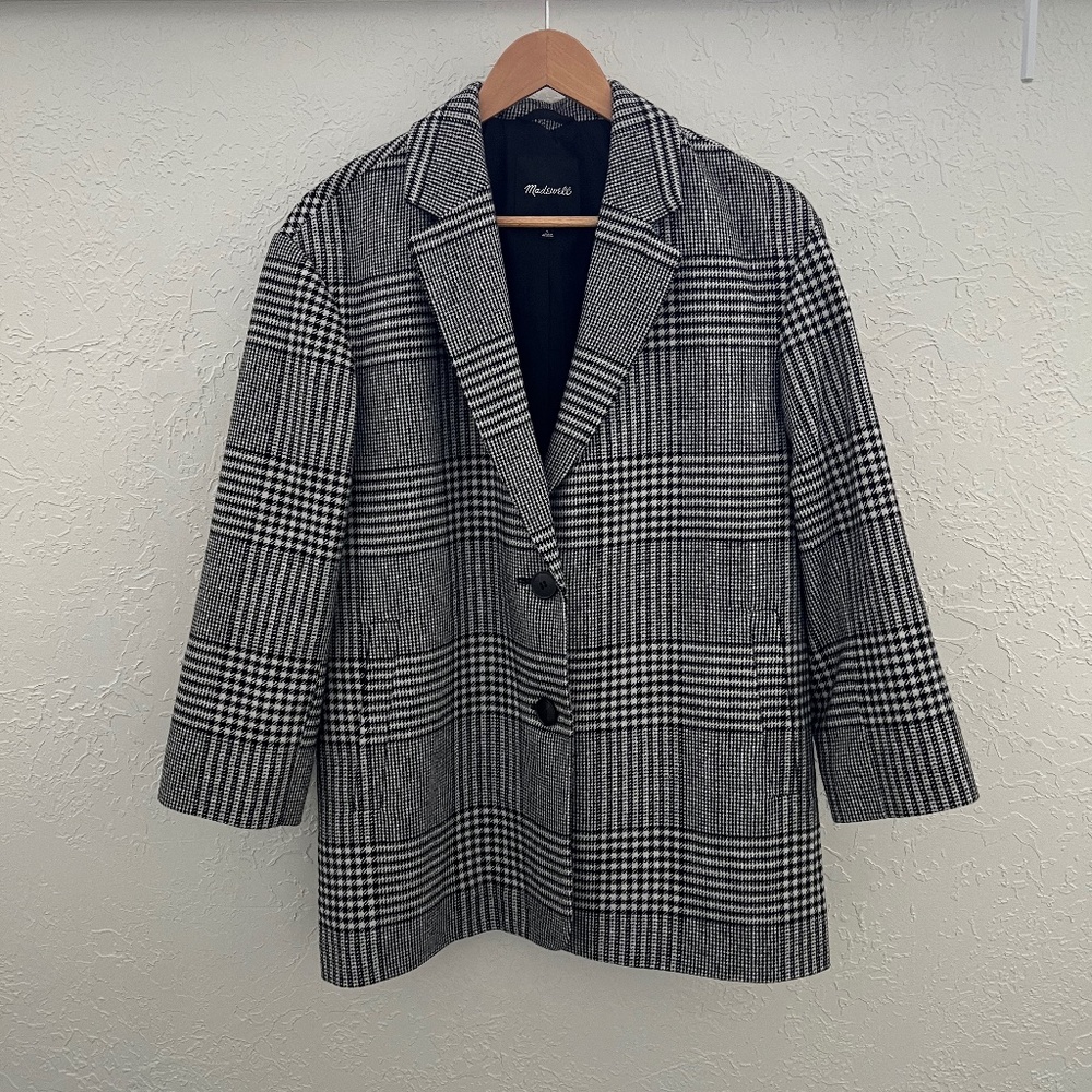 Oversized Dorset Blazer in Adkins Plaid